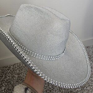 Country woman's hat shiny